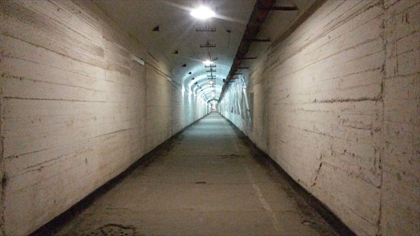 Одна из штолен подземного ядерного объекта ВМФ СССР